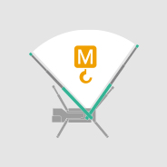 MAEDA Mini Crane multi lifting mode diagram