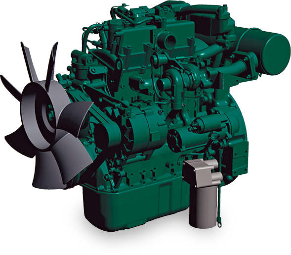 MAEDA Mini Crane engine diagram