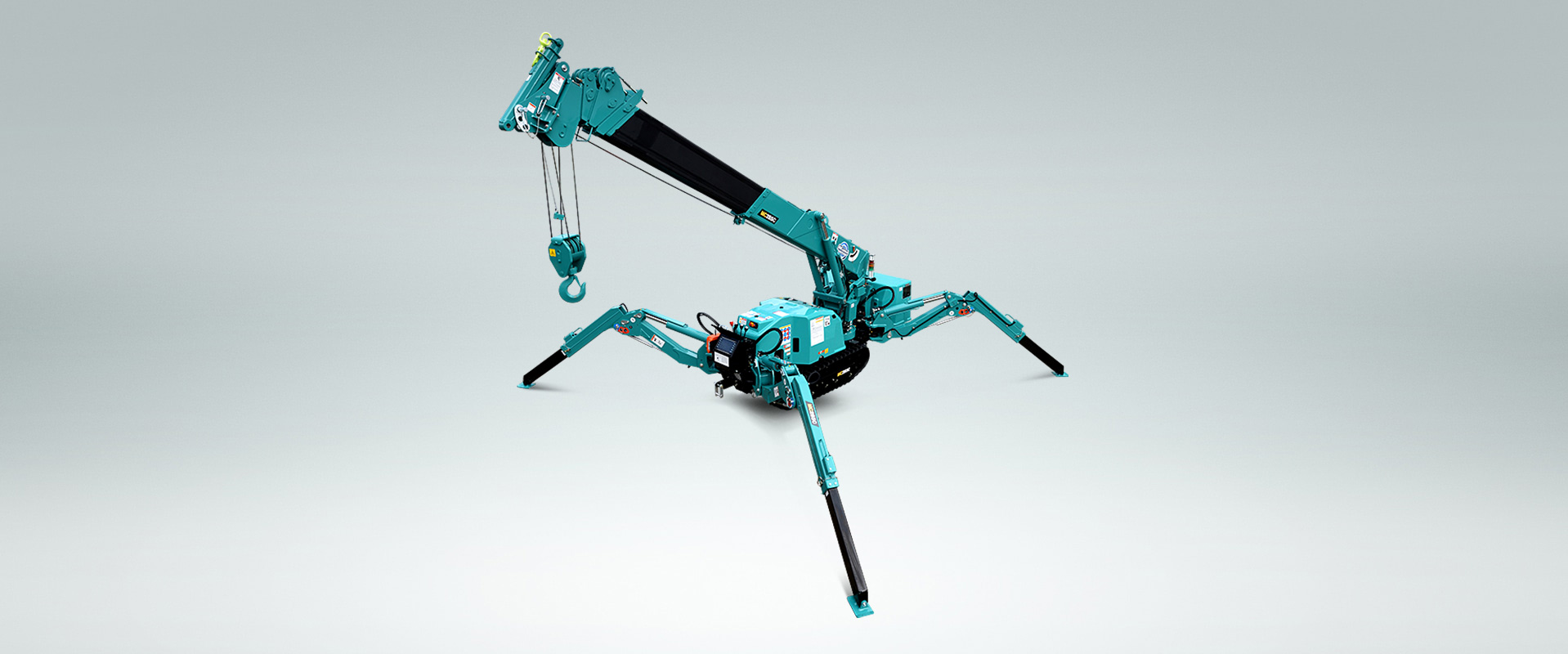 Compact and Flexible Mini Cranes spider crane